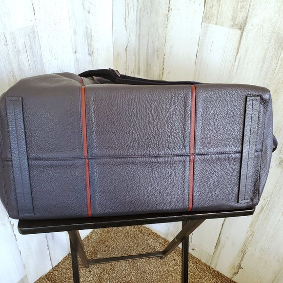 AQUATALIA NOMAD LEATHER DUFFEL TRAVEL BAG *UNISEX* RARE COLOR SOLD OUT ON SITE - Picture 9 of 12